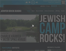 Tablet Screenshot of jewishrockradio.com